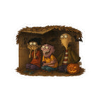 Halloween-Themed Kiss-Cut Stickers, Ed Edd n Eddy Art, Fun Gift for Kids, Laptop Decoration, Spooky Season Decor