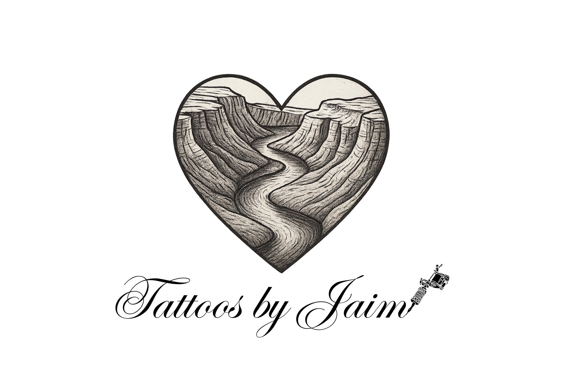 Heart River Kiss-Cut Stickers | Art-Inspired Decals for Nature Lovers, Perfect for Laptops, Water Bottles, Gifts, Home Decor