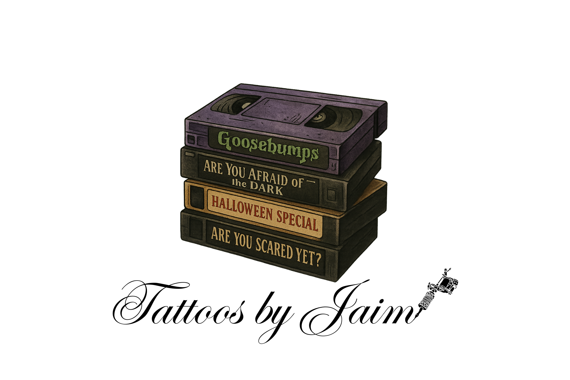 Goosebumps VHS Stickers, Nostalgic Horror Decor, Halloween Party Favors, Kids Gift, Book Lover's Stickers