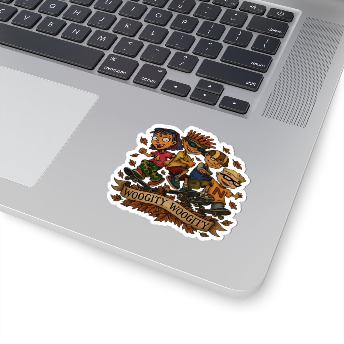 Retro Skateboarding Kiss-Cut Stickers, Fun Stickers, Laptop Decor, Cute Gift for Kids, Sticker for Skateboard Enthusiasts