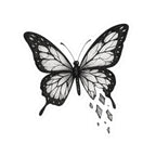 Elegant Butterfly Kiss-Cut Stickers | Nature Aesthetic, Laptop Decals, Journal Stickers, Home Decor, Gift Ideas