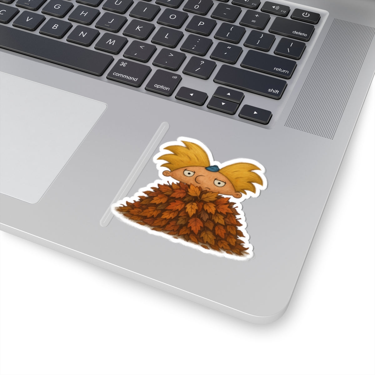Autumn Leaf Kiss-Cut Stickers, Fall Decor, Cute Laptop Stickers, Character Stickers, Seasonal Gifts, Kids' Room Decor